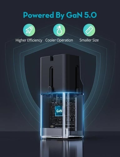 راف باور شاحن جداري سفر نانو بقوة 30 واط بمنفذ تاي...