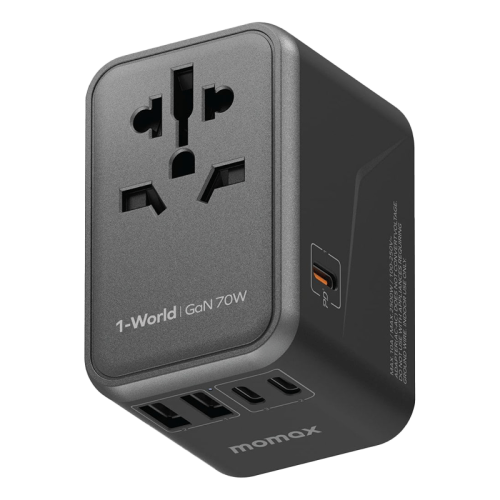 موماكس شاحن وفيش سفر بتقنية الشحن السريع GaN PD بـ...