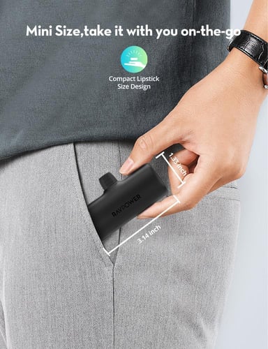 راف باور منصة 4 بطاريات بسعة 5000 ملي امبير بقوة 2...