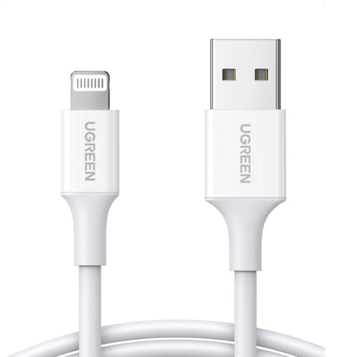 يوجرين كيبل شاحن USB إلى آيفون بطول 2 م - أبيض