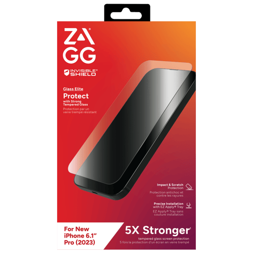 حامي شاشة شفاف ايفون 15 برو من انفزيبل شيلد