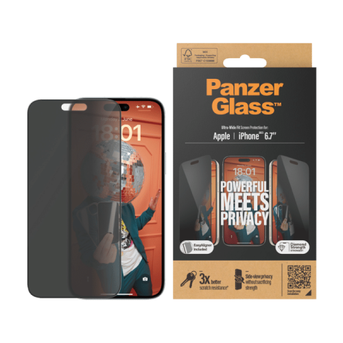 بانزر جلاس حماية شاشة ايفون 15 بلس - شاشة كاملة حف...