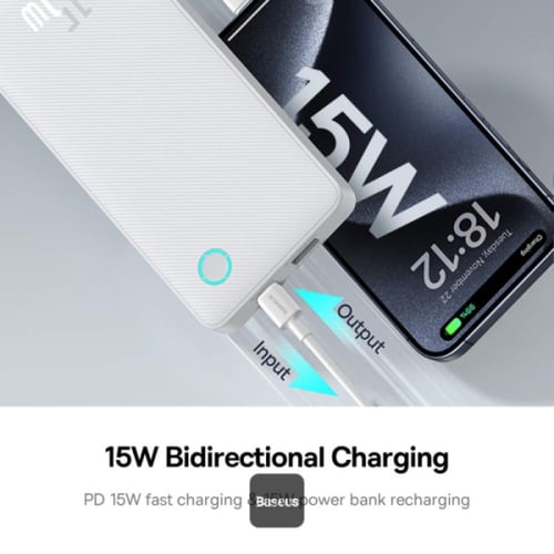 بيسوس بطارية متنقلة بسعة 10000 مللي امبير بقوة 15...