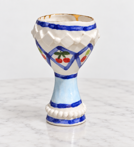 فازه سيراميك . ملونه