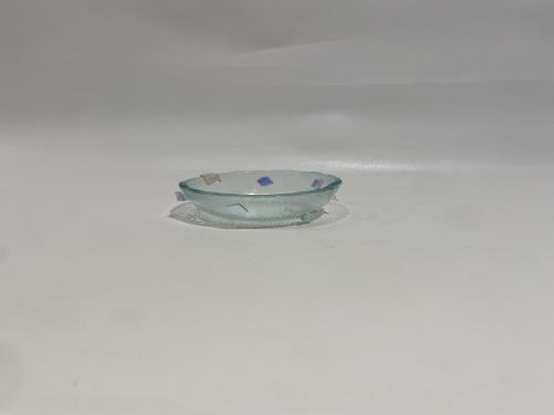 باول زجاجي أبيض - صغير