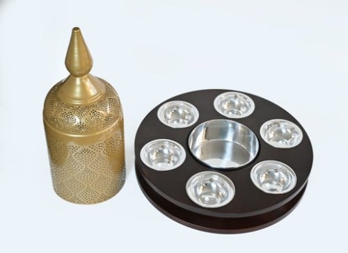 صينية فطور ذهبي كوليكشن مغربي