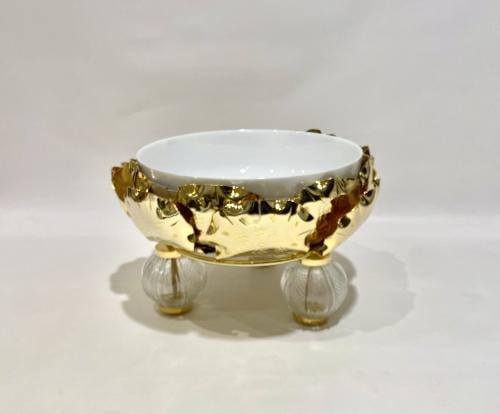 طبق المورانو - نحاس للسلطات و المقبلات