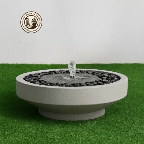 نافورة دائرية مودرن – تصميم فاخر من الفايبر N26
