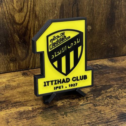 مجسم شعار نادي الإتحاد السعودي - 3D