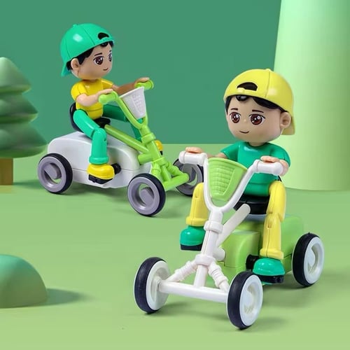 لعبة اطفال يدوية على شكل دراجة (حبة)