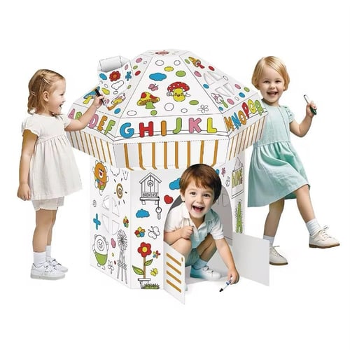 كوخ التلوين ثلاثي الابعاد