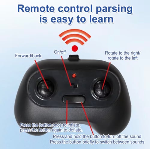 لعبة سمكة القرش قابلة للنفخ (ريموت)