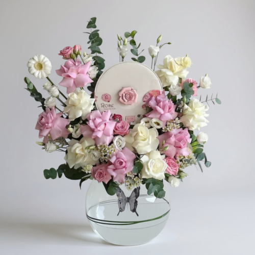 ورد مع شوكلت ترافو روز