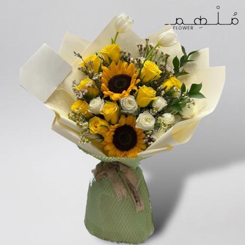بوكيه ورد يلو