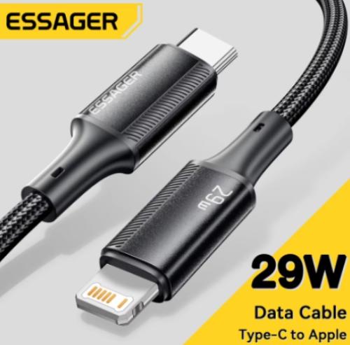 كابل Essager USB C لهاتف IPhone 14 13 12 11 pro Ma...