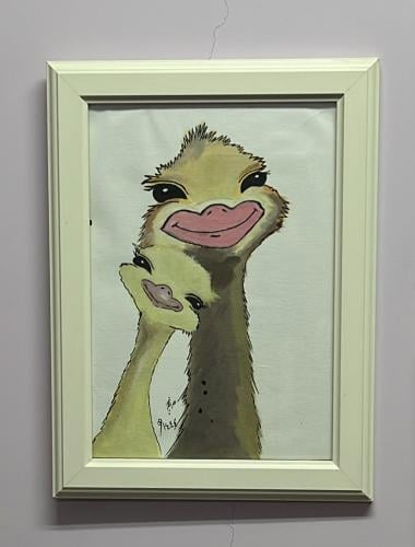 لوحة بورتريه لغرف الاطفال الوان زيتيه