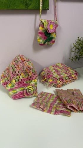 طقم شتوي بناتي