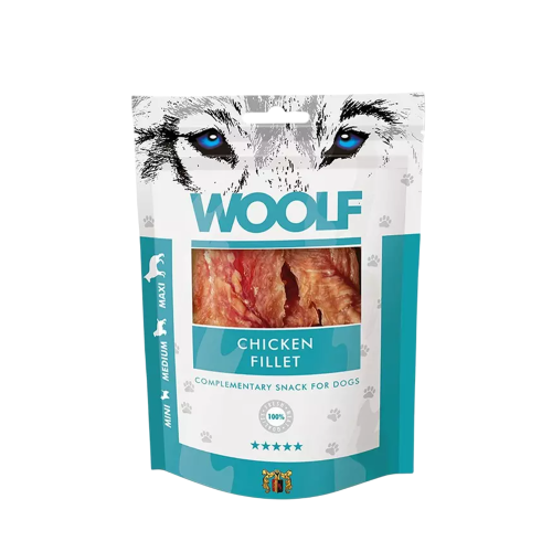 وولف مكافأة شرائح الدجاج للقطط والكلاب 100 جرام