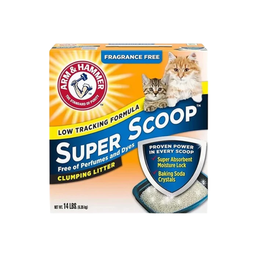 AM Super Scoop Cat Litter, ultra clumping, 6.35 kg