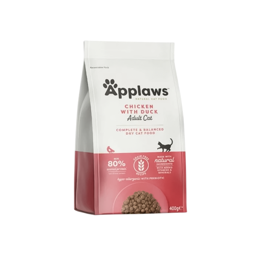 ابلاوز طعام جاف بالبط والدجاج للقطط البالغة 400 جر...