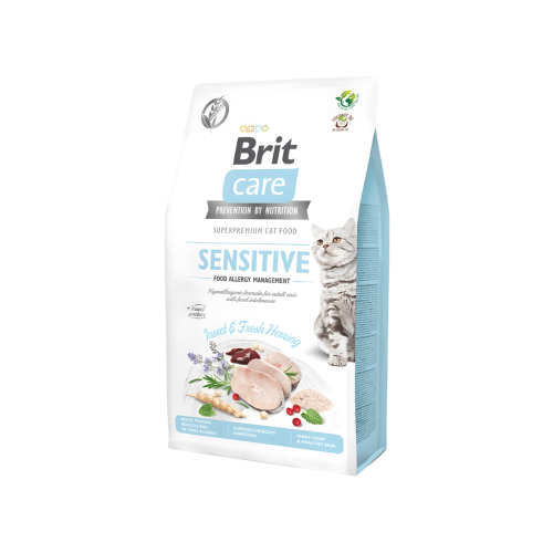 Brit Care Dry Food for cats suffering from food al...