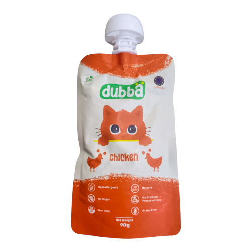 دوبا عصار طعام رطب للقطط بالدجاج 90 جرام