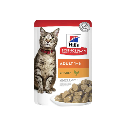 اظرف هيلز طعام رطب بالدجاج للقطط البالغة 85 جرام