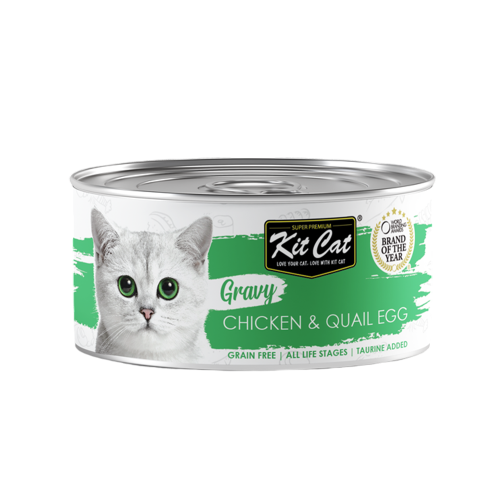 معلبات كت كات دجاج وبيض السمك