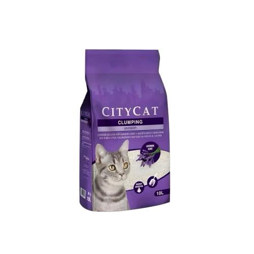 سيتي كات رمل بنتونيت للقطط برائحة اللافندر 10لتر
