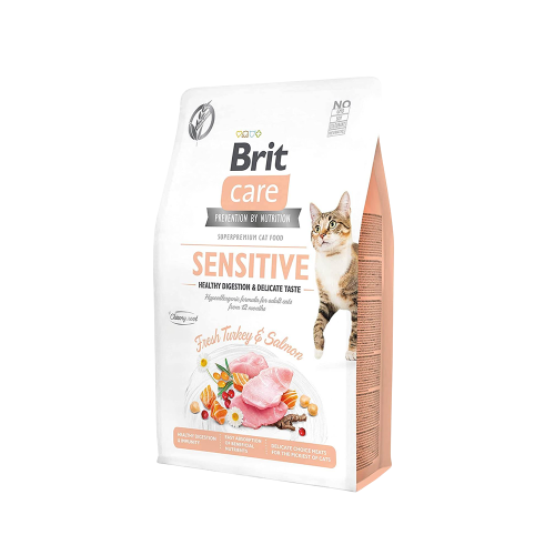 Brit Care Dry Food for cats suffering from food al...