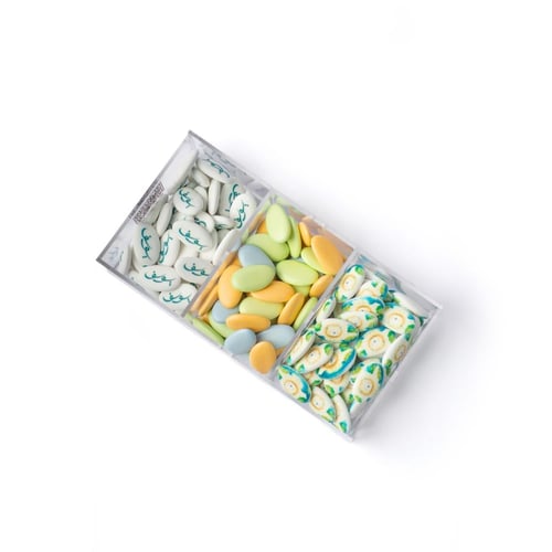 بوكس اكريلك مقسم ( ١٥٠ حبة ملبس )