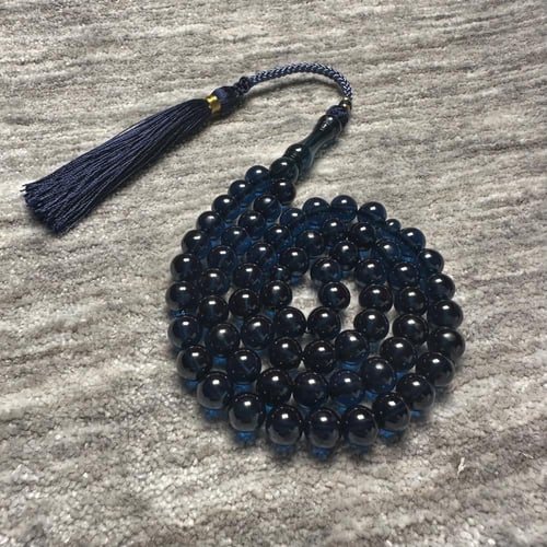 زعفراني تركواز شفاف بشكة تفصال