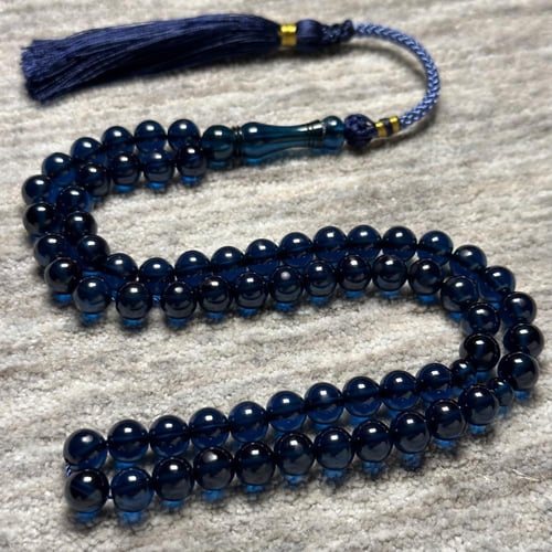 زعفراني تركواز شفاف بشكة تفصال