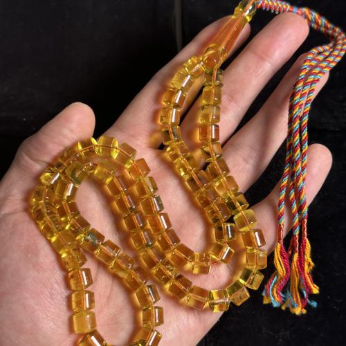 مسباح كهرمان شفاف شوائب