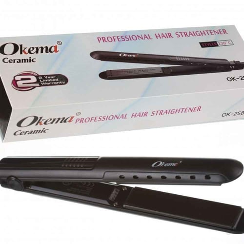 اوكيما - مكواة تمليس الشعر سيراميك بروفشنال OK-258...