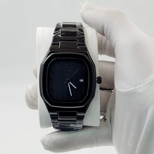 ساعة عربي سانتوس اسود كامل