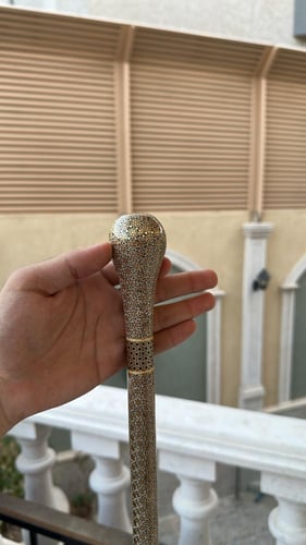 عكاز صولجان كروي نحيف