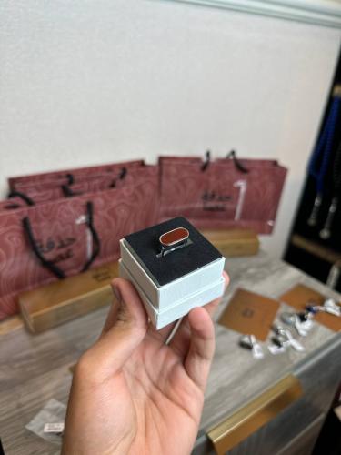 خاتم مستطيل - كبدي