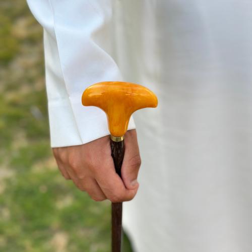 عصا الجنبيه كهرمان مخلوط كبير