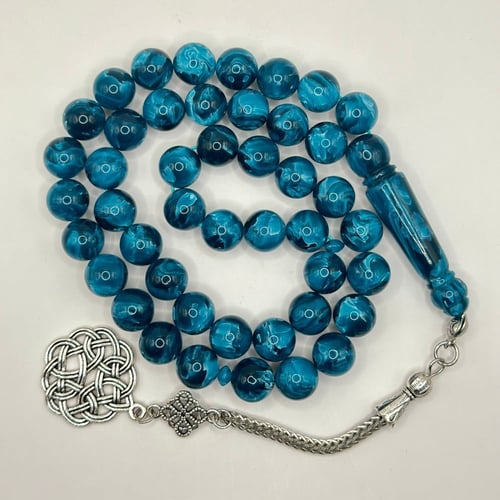 سبحه بكلايت تركواز مخلوط