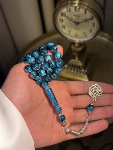 سبحه بكلايت تركواز مخلوط