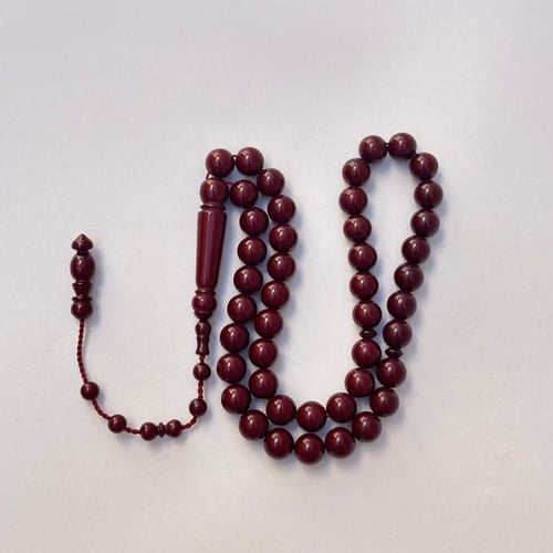 سبحه بكلايت تمليكة احمر عنابي