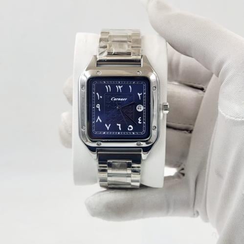 ساعة عربي سانتوس كحلي