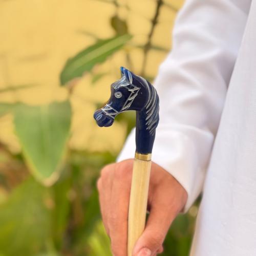 عصا الخيل ازرق كبير