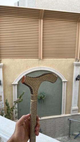 عكاز صولجان مقبض