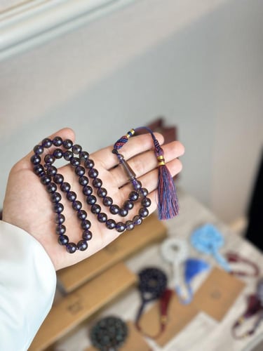 بكلايت مصري ٥١ خرزه - رمادي حرباء