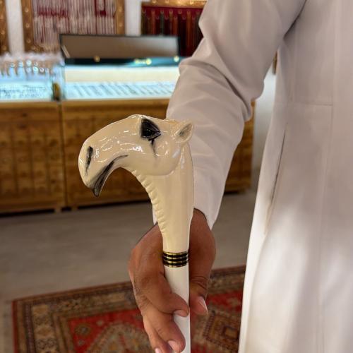 عصا وضحاء - ابيض كامل