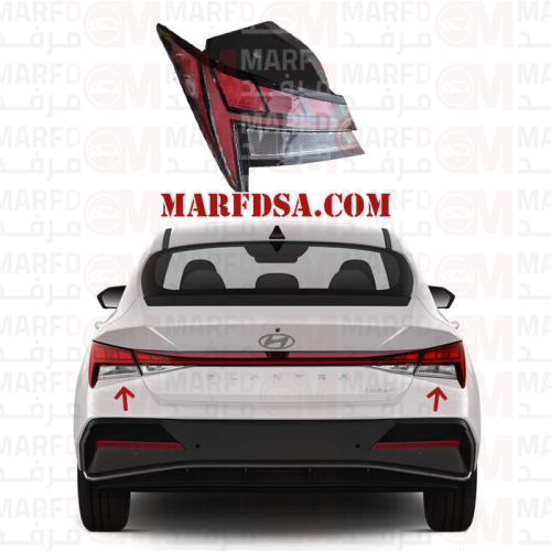 اسطب خلفي هونداي النترا 2025 ليد