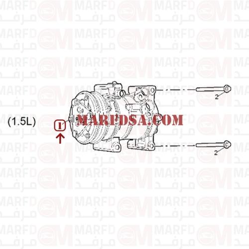 كمبروسر حجم مكينة 1.5 MG ZS