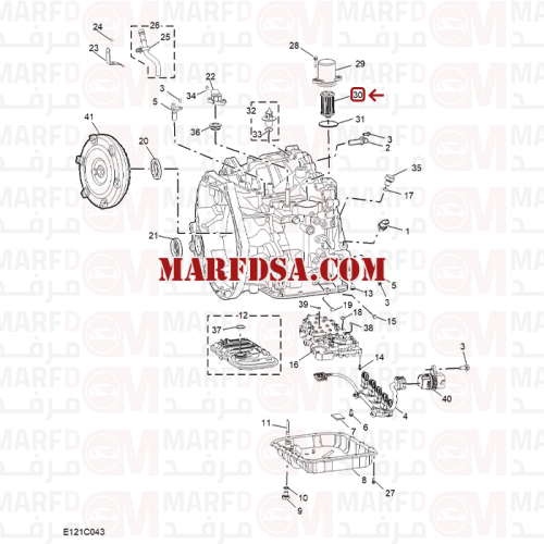 فلتر قير علوي MG5